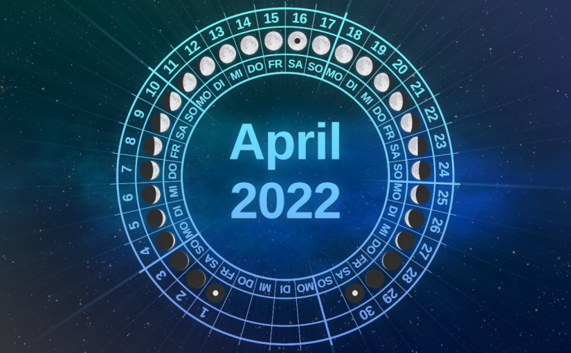 Mondphasen im April 2022
