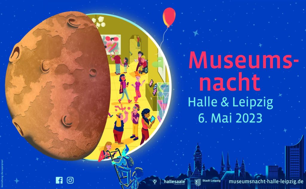 Museumsnacht Halle Leipzig - Werbeposter