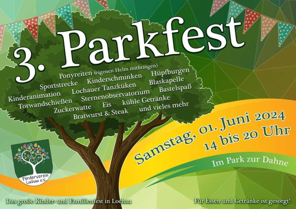 3. Parkfest Lochau - Poster 2024